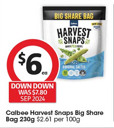 Calbee Harvest Snaps Big Share Bag