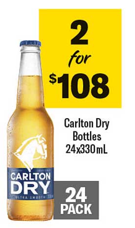 Carlton Dry Bottles