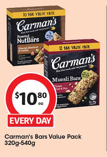 Carman's Bars Value Pack