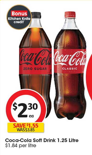 Coca-Cola Soft Drink 1.25 Litre