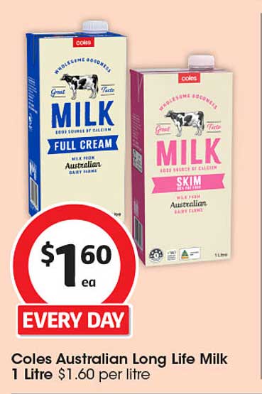 Coles Australian Long Life Milk