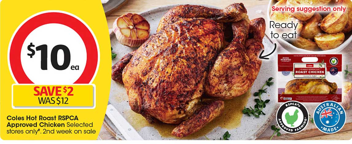 Coles Hot Roast RSPCA Approved Chicken