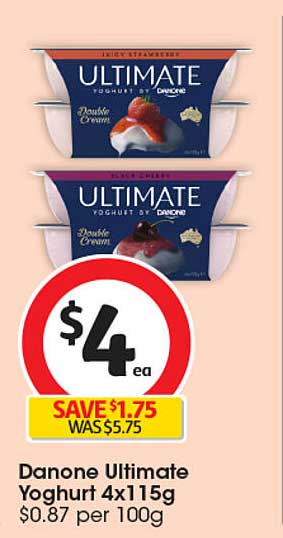 Danone Ultimate Yoghurt