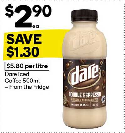 Dare Iced Coffee Double Espresso