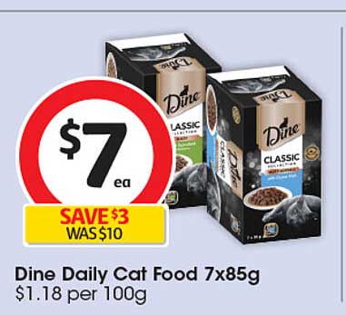 Dine Daily Cat Food 7x85g