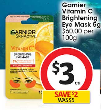 Garnier Vitamin C Brightening Eye Mask