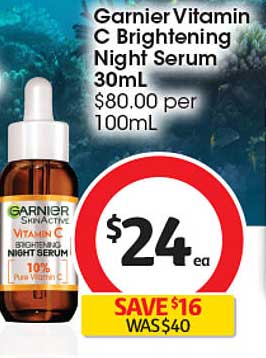 Garnier Vitamin C Brightening Night Serum