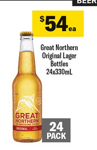 Great Northern Original Lager Bottles