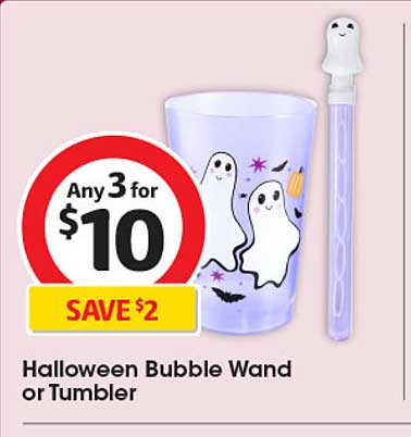 Halloween Bubble Wand or Tumbler