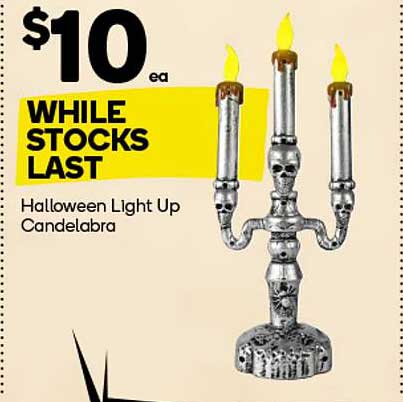 Halloween Light Up Candelabra