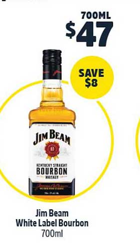 Jim Beam White Label Bourbon