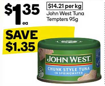 John West Chunk Style Tuna