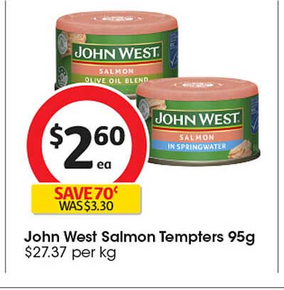 John West Salmon Tempters