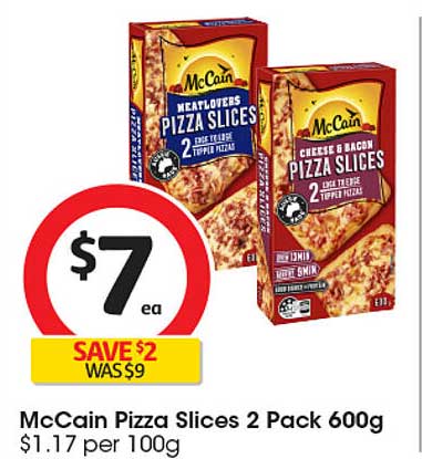 McCain Pizza Slices 2 Pack