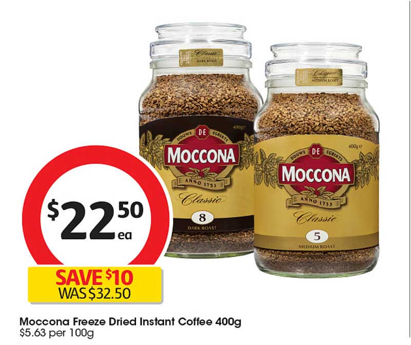 Moccona Freeze Dried Instant Coffee