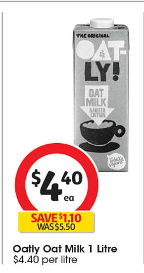 Oatly Oat Milk 1 Litre