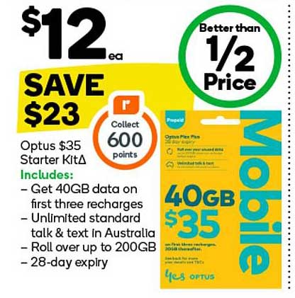 Optus $35 Starter Kit