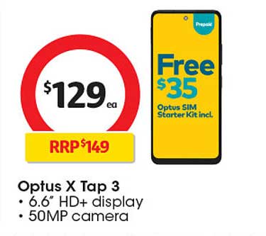 Optus X Tap 3