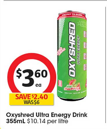 Oxyshred Ultra Energy Drink