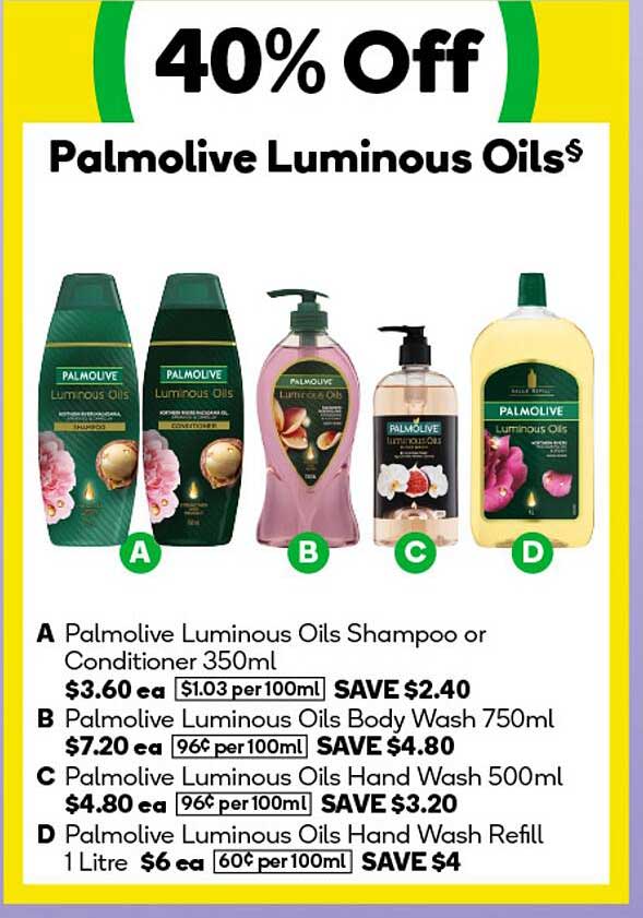 Palmolive Luminous Oils