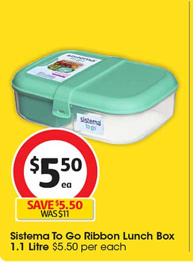 Sistema To Go Ribbon Lunch Box