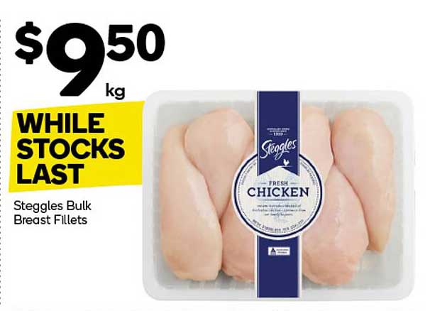 Steggles Bulk Breast Fillets