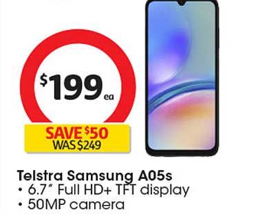 Telstra Samsung A05s