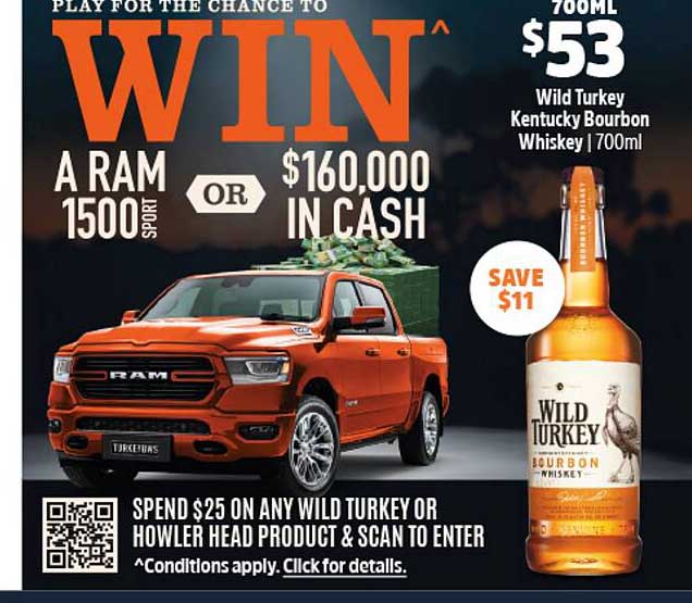 WIN A RAM 1500 SPORT OR $160,000 IN CASH