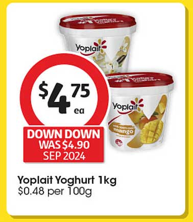 Yoplait Yoghurt 1kg