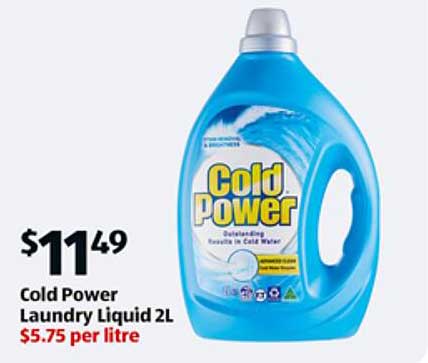 Cold Power Laundry Liquid 2L