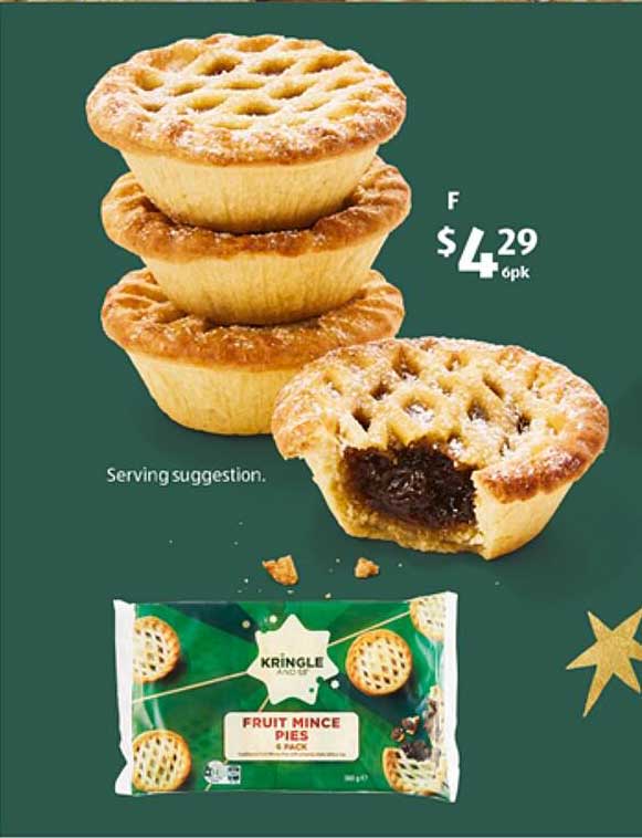 KRINGLE FRUIT MINCE PIES