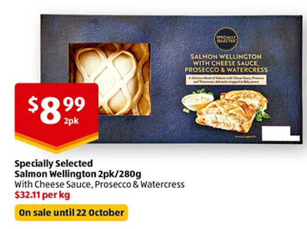 Specially Selected Salmon Wellington 2pk/280g