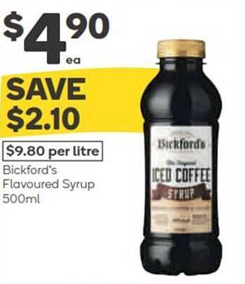 Bickford's Iced Coffee Syrup