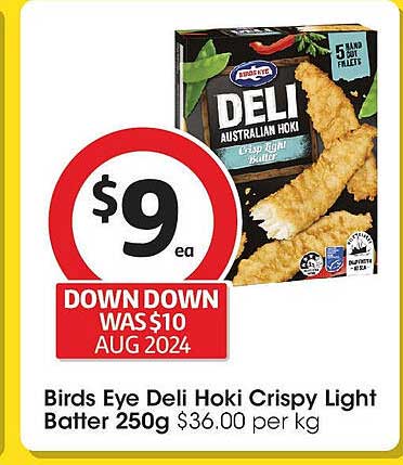 Birds Eye Deli Hoki Crispy Light Batter