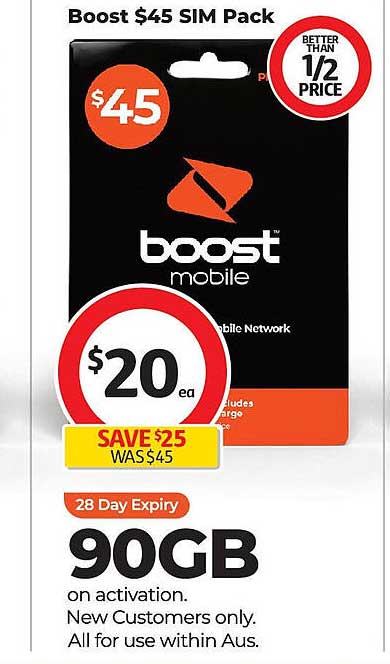 Boost $45 SIM Pack