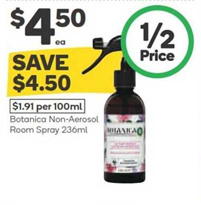 Botanica Non-Aerosol Room Spray