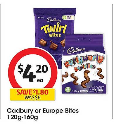 Cadbury or Europe Bites