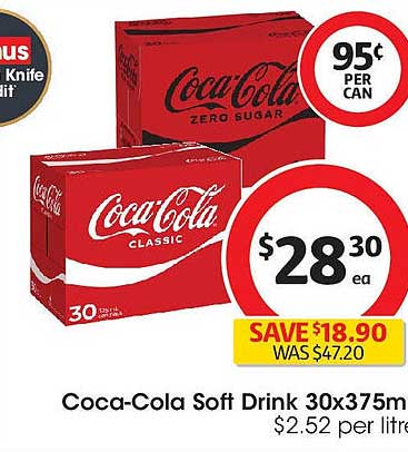 Coca-Cola Soft Drink 30x375ml