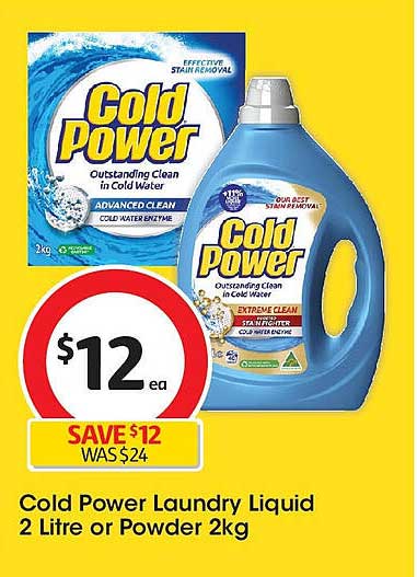 Cold Power Laundry Liquid