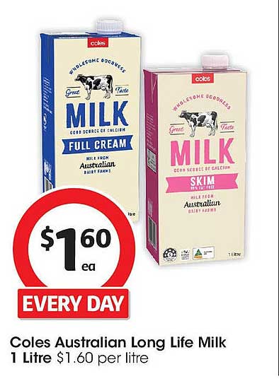 Coles Australian Long Life Milk