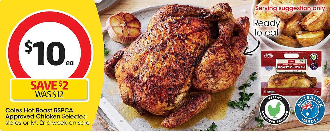 Coles Hot Roast RSPCA Approved Chicken