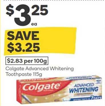 Colgate Advanced Whitening Toothpaste