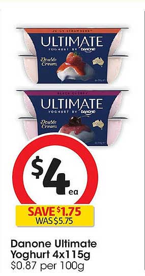 Danone Ultimate Yoghurt