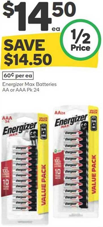 Energizer Max Batteries