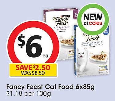 Fancy Feast Cat Food 6x85g