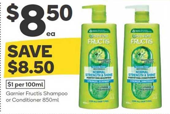 Garnier Fructis Shampoo or Conditioner