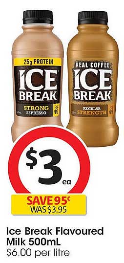 Ice Break Flavoured Milk 500mL