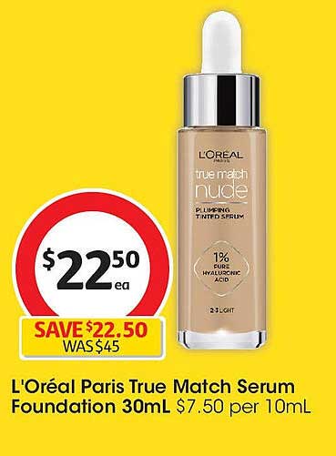 L'Oréal Paris True Match Serum Foundation