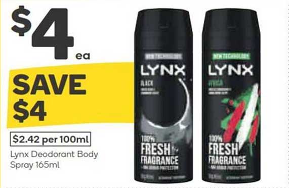 Lynx Deodorant Body Spray