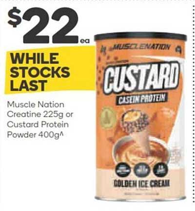 Muscle Nation Custard Protein Powder